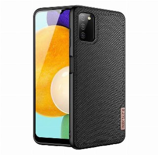 Dux Ducis Fino Case Cover Covered With Nylon Material Samsung Galaxy A03s Black