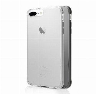 ITSKINS NANO DUO cover for iPhone 8 Plus / 7 Plus / 6s Plus / 6 Plus®. Black and transparent