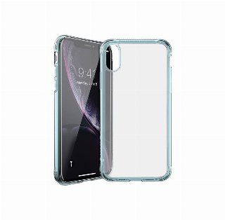 ITSKINS NANO ICE cover for iPhone XR®. Light blue and transparent