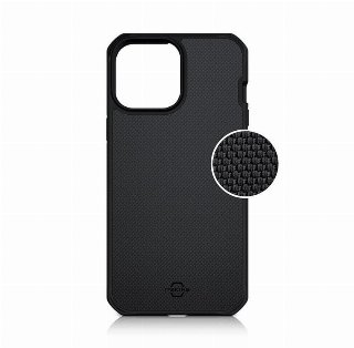 ITSKINS HYBRID BALLISTIC cover for iPhone 13 Pro Max / 12 Pro Max®. Black