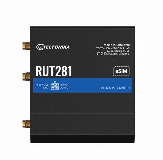 Teltonika RUT281 Compact Global LTE CAT 4 Router (RUT281000000 / Standard package with EU PSU)