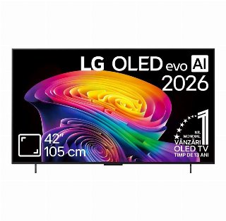 LG 42" Fladskærms TV OLED 4K Dolby Vision OLED42C61LA C6 Series evo AI