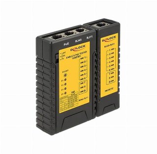 DeLOCK Cable Tester RJ45 / RJ12 / PoE