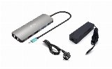 I-Tec USB-C Metal Nano 2x Display Docking Station with PD 100 W + Charger 100W - Dockingstation