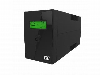 2 års garanti Green Cell PowerProof UPS01LCD - 600VA/360W