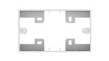 Vision TC3 UK 2-Gang Surface-Mount Backbox - Bag Boks