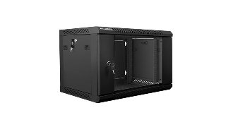Lanberg WF01-6406-10B Vægmonteret Rackskab - 19", 6U, Max 60kg