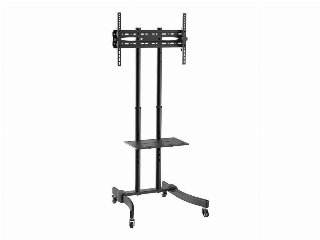 LogiLink TV/monitor cart 37–70" height adjustable 40 kg max.