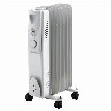 Gripo Olieradiator 1500W med 7 ribber, Grå - Olie radiator