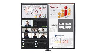 27" LG Ergo Dual 27QP88DP-BS