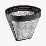 Cilio Kaffefilter str. 4 i stål genanvendeligt 12,5cm