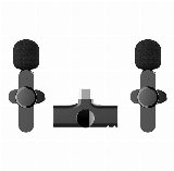 Lippa Dual Wireless Lavalier Microphone With USB-C Connector