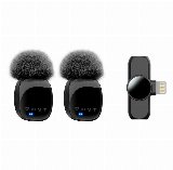 Lippa Dual Wireless Wind Protected Microphone With Lightning Connector