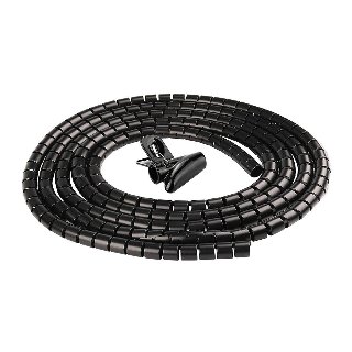 Gripo Kabelsamler Ø28 mm x 2 meter, Sort