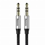 Baseus Yiven Audio Cable Cable 3.5 male Audio M30 1.5M Silver+ Black