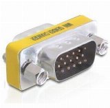 Unite VGA kønsskifte adapter Sub-D HD15  han>han