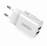 Choetech Power charger  C0030 2A 2x USB (white)