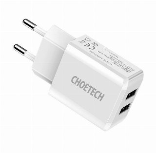 Choetech Power charger  C0030 2A 2x USB (white)