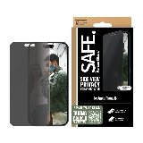 SAFE by PanzerGlass Privacy Screen Protector iPhone 16 | Ultra-Wide Fit - Skærmbeskytter - glas - med fortrolighedsfilter