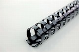 GBC CombBind indbindingsryg Combs  12mm A4 21R Sort - Plastikindbindingskam
