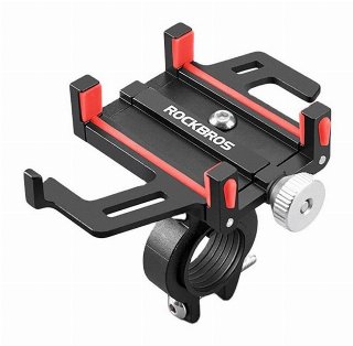 Rockbros Bicycle Phone Holder  699-BR (black and red)