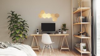Nanoleaf Elements - Wood Look Hexagons Starter Kit (7 Panels)