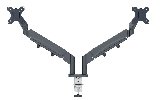 Leitz Ergo pladsbesparende dual monitor arm