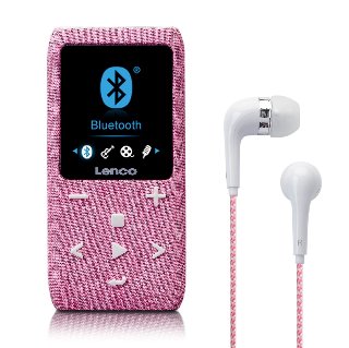 Lenco Xemio-861PK - MP3/MP4 Player with Bluetooth® 8GB Micro SD Card
