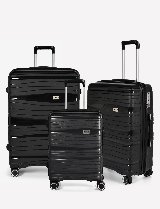 RW Travel Alfrida Collection 3-sæt Kuffert Sort