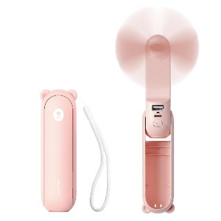 Jisulife Handheld Fan Life8 Portable USB Fan with Power Bank Function 2000mAh and Flashlight