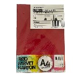 Hobby Mate Karton A4 220g. 10 ark RØD
