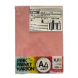 Hobby Mate Karton A4 220g. 10 ark PINK
