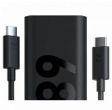 68w USB-C Wall ChargerSort - Strømforsyningsadapter