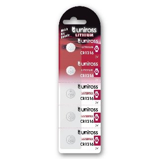 UNiROSS Lithium Button CR1216 3V