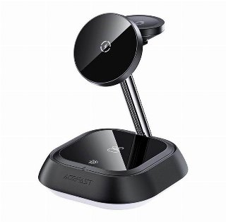 Acefast E16 LED 3-in-1 wireless charger (black)
