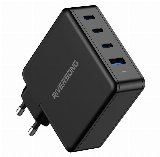 Riversong PowerKub 100W GaN Charger 3xUSB-C/1XUSB-A Output Black