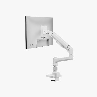 Alterzone  Arm Luxe Heavy-duty Enkelt Monitor Arm, Hvid