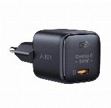 Aukey PA-B1L 30W USB-C Single Port Wall Charger - Strømforsyningsadapter