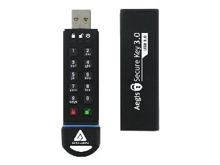 Apricorn Aegis Secure Key 3.0 120GB USB-A Sort