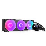 NZXT Kraken Plus 360 RGB Black - Processors flydende kølesystem - med LCD-display