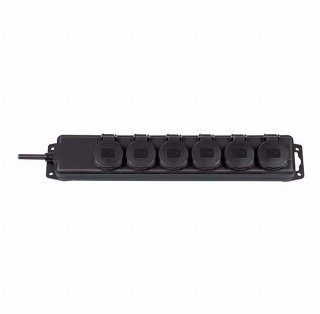 Power Strip 6x sockets IP44