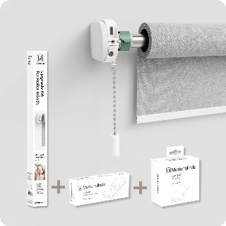 MotionBlinds Upgrade Kit starterkit (Upgrade Kit for roller blinds + bridge + 1C remote)