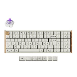 Keychron K4 HE Special Edition Kablet og trådløs Gateron 2.0 Purple Magnetic Nordisk Tastatur
