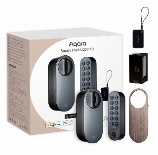 Aqara Smart Lock U200 Kit Sort - Intelligent dørlås