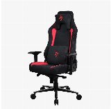 Arozzi Vernazza Supersoft Fabric - Stol - ergonomisk - armstøtter - vippe - drejeled - Rød