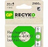 GP Battery Recyko NiMH AA HR6 2100mAh 4-Pack