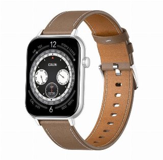 Colmi C28 Smartwatch Brown Leather Strap