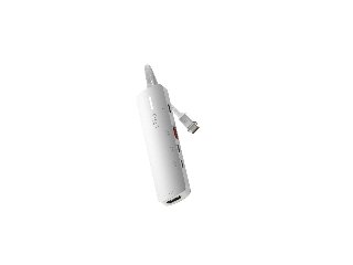 LINQ 5in1 PRO 140W USB-C Multiport Hub | Space Grey-White - Dockingstation - for notebook