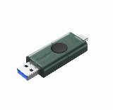 Kingston Datatraveler DUO 128GB USB-A / USB-C Sort, Grøn - USB flashdrive