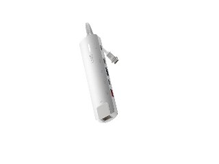 LINQ 6in1 PRO 140W USB-C Multiport Hub | Space Grey-White